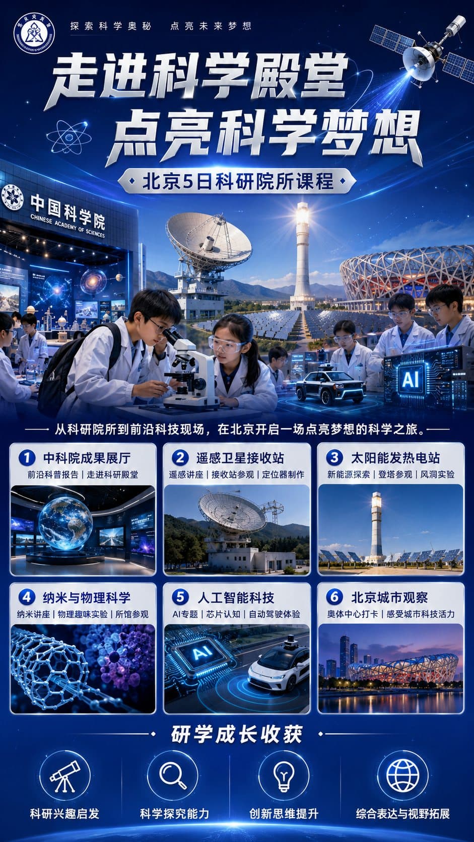 走进科学殿堂 点亮科学梦想研学亮点
